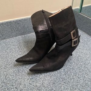 Like New Handmade Heeled Boots